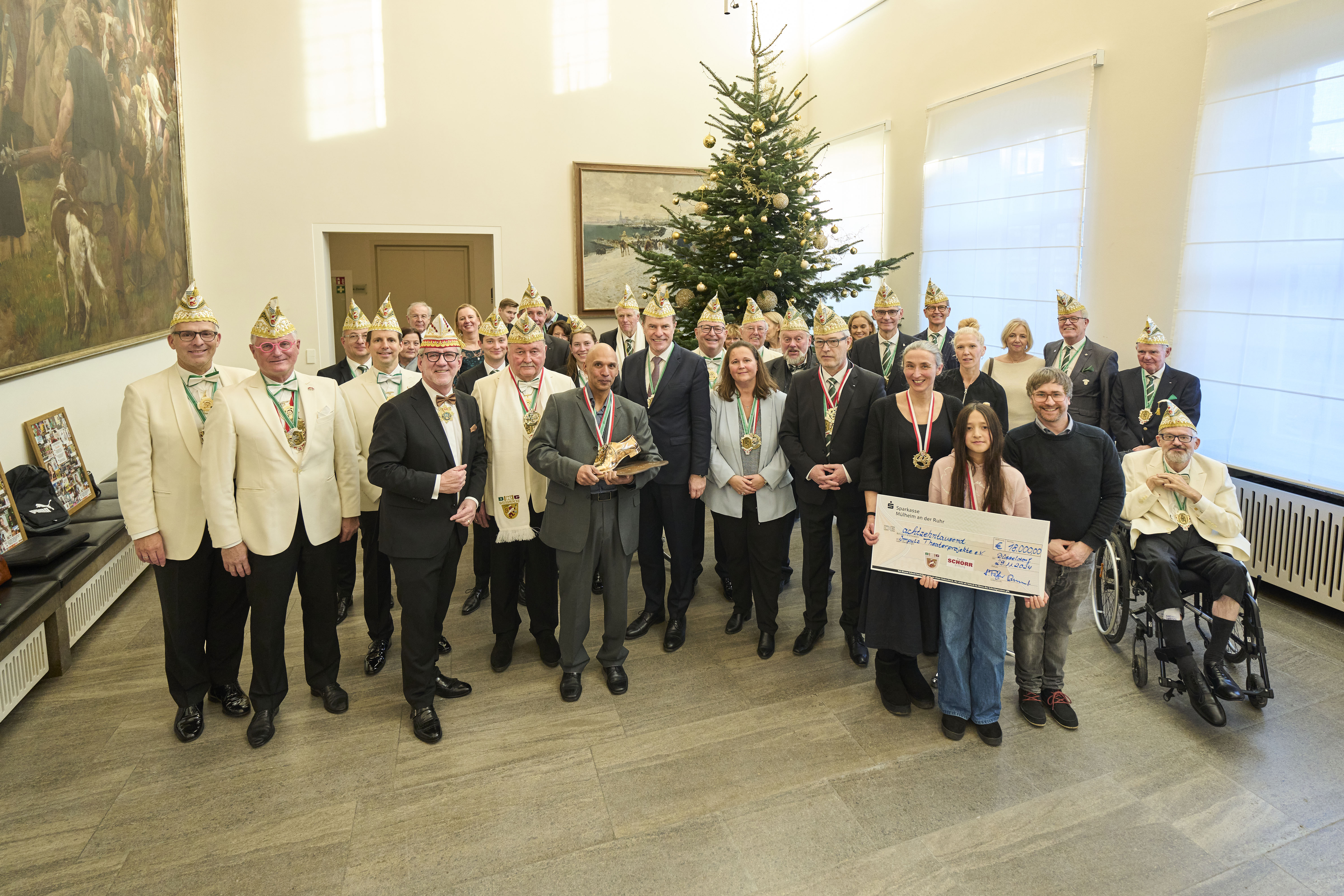 Verleihung des Goldenen Lackschuhs der Session 2024/25 im Düsseldorfer Rathaus, alle Fotos: Langer.