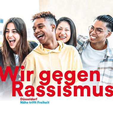 Grafik "Wir gegen Rassismus", Symbolbild