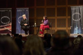 Die vierte Auflage der Veranstaltungsreihe "Opernhaus der Zukunft" hat am Dienstag, 26. November 2024, im Robert-Schumann-Saal des Kunstpalastes stattgefunden. Foto: Claus Langer