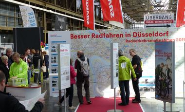 Messestand der Landeshauptstadt: „Besser Radfahren in Düsseldorf“
