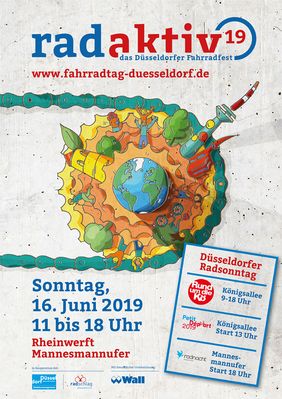 radaktiv 2019 – Das Düsseldorfer Fahrradfest.