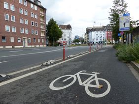 Symbolbild von Protected Bike Lane auf`m Hennekamp