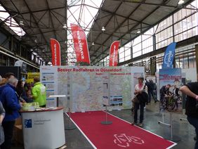 Messestand der Landeshauptstadt: „Besser Radfahren in Düsseldorf“