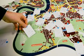 Mitmachen bei der Stadtplanung: Beim "Raumwerk D" ist die Meinung der Düsseldorfer Bevölkerung gefragt. Foto: Dirk Rose