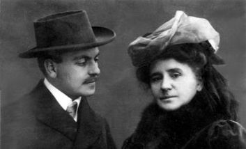 Portrait Louise Dumont und Gustaf Lindemann