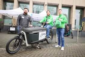 Die Verkehrswacht ist von der Nachhaltigkeit und der Effizienz von Lastenrädern überzeugt und hofft, mit dem Test wertvolle Erfahrungen sammeln zu können. Foto: IHK