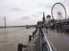 Hochwasser am Altstadt Ufer