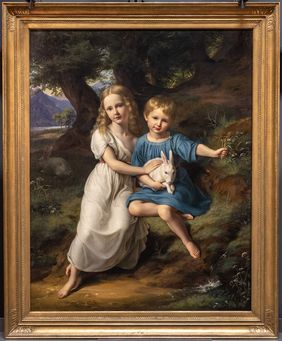 "Bildnis der Kinder des Künstlers" (1830) von Wilhelm von Schadow