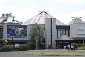 Die Fassade des Aquazoo Löbbecke Museum
