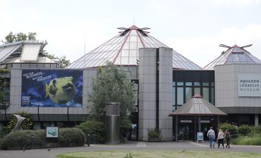 Die Fassade des Aquazoo Löbbecke Museum