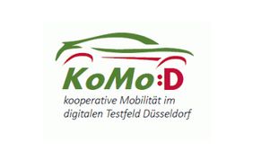 Logo KoMo:D | kooperative Mobilität im digitalen Testfeld Düsseldorf